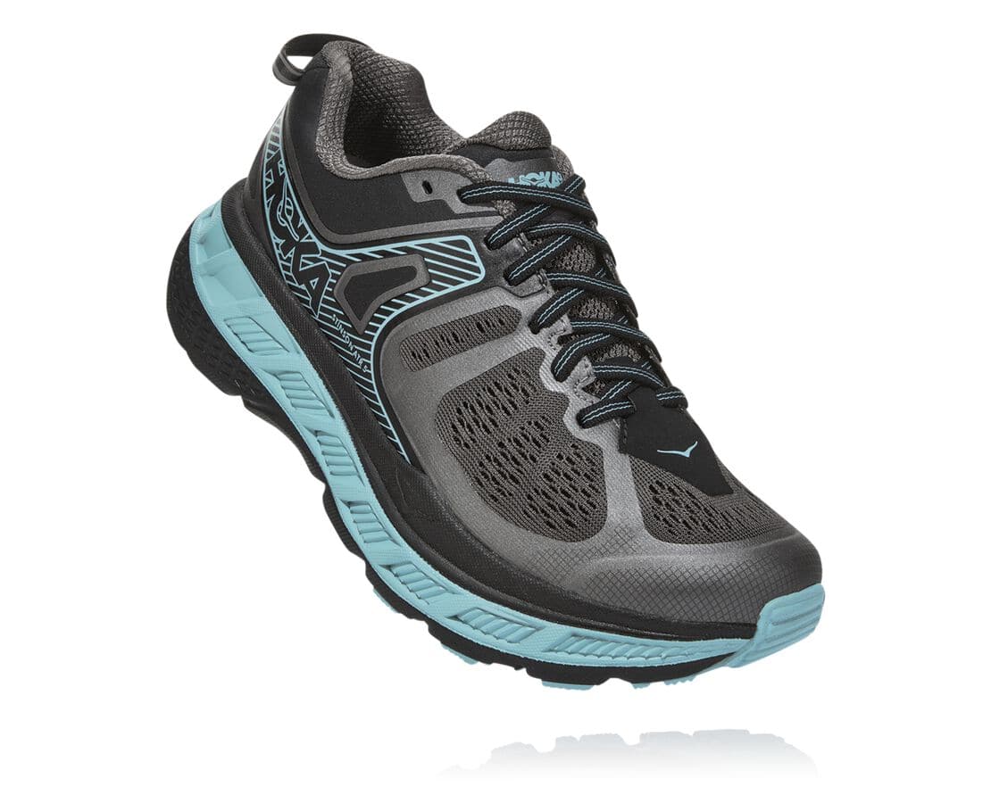 Hoka One One Stinson Atr 5 Damen Wanderschuhe Dunkel Grau | (DE-3641MRGNS)